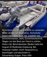 Motorboot honda marine gebraucht kaufen  Schramberg