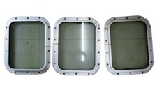EXTRA GRANDE - 3 peças VINTAGE Marine PORT HOLE / Janela - DO NAVIO SALVAMENTO comprar usado  Enviando para Brazil