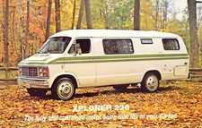 1978 MI Brown City Xplorer Motor home - 228 van cartão postal publicitário N51 comprar usado  Enviando para Brazil