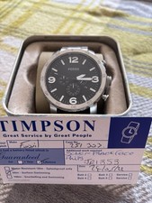 Fossil nate chronograph for sale  BRIDGWATER