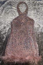 Pink sequin feather for sale  BIRMINGHAM