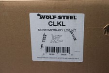 Usado, Kit de troncos contemporâneos Wolf Steel CLKL - Incompleto, o que é mostrado comprar usado  Enviando para Brazil