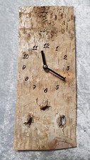 Wanduhr natürlicher birkenrin gebraucht kaufen  Borken