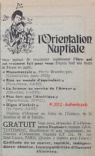 Publicite orientation nuptiale d'occasion  Cires-lès-Mello