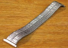 Usado, Pulseira de relógio Jb Champion elástica tom prata aço inoxidável 18mm-22mm comprar usado  Enviando para Brazil