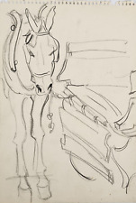 Antico disegno dipinto usato  Carrara