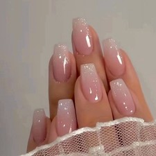 24pcs glitter pink for sale  SUTTON