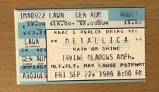 1989 metallica faith for sale  Youngstown