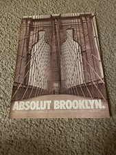Vintage absolut brooklyn for sale  Ambler