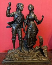 Ancien bronze signé d'occasion  Beaurepaire
