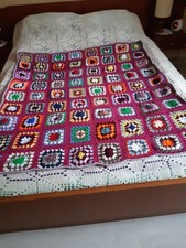 Plaid vintage crochet d'occasion  Commercy