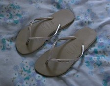 Havaianas grey silver for sale  CARDIFF