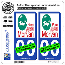 Autocollants plaque immatricul d'occasion  Balaruc-les-Bains