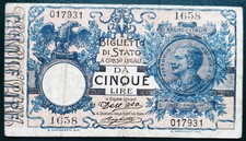 Lire 1914 regno usato  Cassino