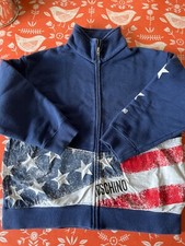 Moschino hoodie zip for sale  LONDON