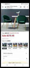 Comfy velvet dining for sale  Saint Louis