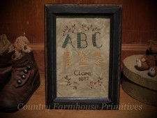 Primitive schoolgirl sampler for sale  Wolfeboro