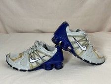 NIKE WOMAN’S SHOX AGENT+ NZ PURE PLATINUM-WHITE-CONCORD-GREY TAMANHO 8, usado comprar usado  Enviando para Brazil