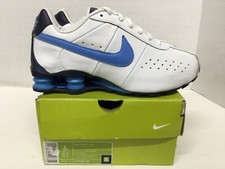 Usado, Tênis Nike Shox CL (GS) Infantil # 309643 Tamanho 6 Branco/Azul Nunca Usado "2005" comprar usado  Enviando para Brazil