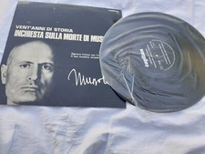 Disco vinile mussolini usato  Mantova