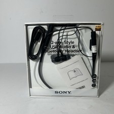 Fone de Ouvido Sony SBH90C Estilo de Escuta 2 Vias Áudio USB e Bluetooth Faixa de Pescoço Preto, usado comprar usado  Enviando para Brazil