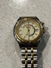 Seiko Kinetic Sports 50 relógio feminino automático data de aço inoxidável funciona e depois pára, usado comprar usado  Enviando para Brazil