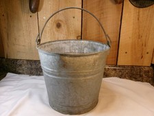Vintage galvanized bucket for sale  Bernard