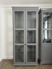 Tall glass bookcase for sale  HORNCHURCH