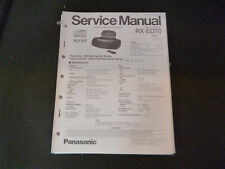 Original Service Manual Schaltplan Panasonic RX-ED 70, usado comprar usado  Enviando para Brazil