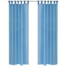 Rideau transparent turquoise d'occasion  Clermont-Ferrand-