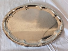 Serving tray silver for sale Serving tray silver for sale  BRIDGEND