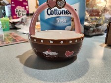 Torta doce 3D corações, cupcakes, marrom com forma de cesta rosa comprar usado  Enviando para Brazil