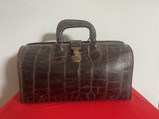 Bolsa de viagem vintage Upjohn Doctors couro bovino grunge cidade BOM comprar usado  Enviando para Brazil