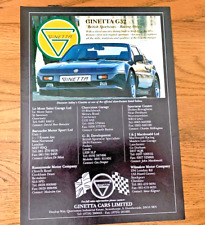 Ginetta g32 1990 for sale  PRESTON