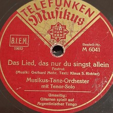 Musikus tanzorch lied gebraucht kaufen  Göppingen