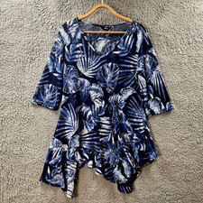 Túnica feminina lema tamanho 12 preta azul estampa de folha malha elástica comprar usado Túnica feminina lema tamanho 12 preta azul estampa de folha malha elástica comprar usado  Enviando para Brazil