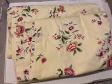Yellow floral curtains. for sale  LIVERPOOL
