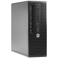 Computador de secretária HP i3 SFF 8GB RAM 250GB HD Windows 10 Wi-Fi DVD / RW, usado comprar usado  Enviando para Brazil