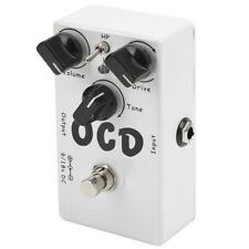 Pedal de efeitos de guitarra com fio manual overdrive branco obsessivo OCD drive verdadeiro bypass comprar usado  Enviando para Brazil