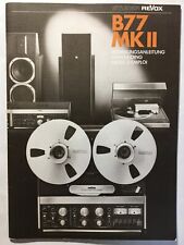 Revox studer b77 gebraucht kaufen  Berlin