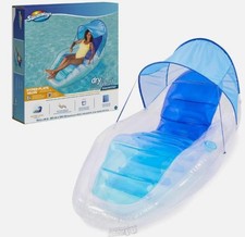 Cadeira reclinável inflável translúcida Swimways Dry Float Shadester comprar usado  Enviando para Brazil