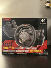 Roda de feedback Momo Racing Force Logitech com pedais sem CD de software para PC comprar usado  Enviando para Brazil