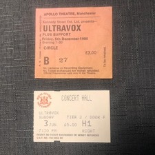 Ultravox tickets job for sale  WALSALL