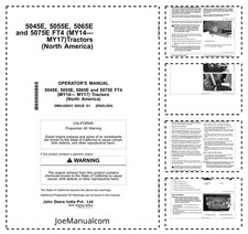 Manual do operador de tratores John Deere 5045E 5055E 5065E 5075E FT4 PDF comprar usado  Enviando para Brazil