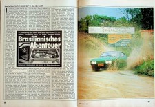 Sport Auto 04/1975 VW SP2 do Brasil mit 65PS im Fahrbericht auf 4 Seiten comprar usado  Enviando para Brazil