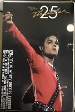 Pôster 25 de suspense Michael Jackson fora de impressão 24 X 36 comprar usado  Enviando para Brazil