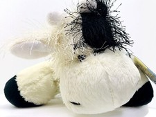 Webkinz Ganz Shaggy Black White Holstein Cow 8" Plusz #HM003 z kodem  na sprzedaż  Wysyłka do Poland