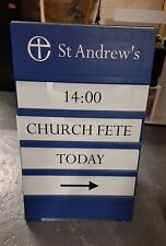 Church hall board for sale  BANBURY