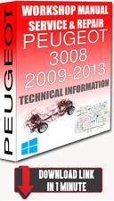 Usado, Manual de oficina de serviço e reparo PEUGEOT 3008 2009-2013 +FIAÇÃO #QUALIDADE comprar usado  Enviando para Brazil