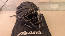 NOVO SEM ETIQUETAS MIZUNO G4 SAMURAI CATCHER'S MASK CAPACETE MSCH200 ADULTO 7"-7 5/8" PRETO comprar usado  Enviando para Brazil